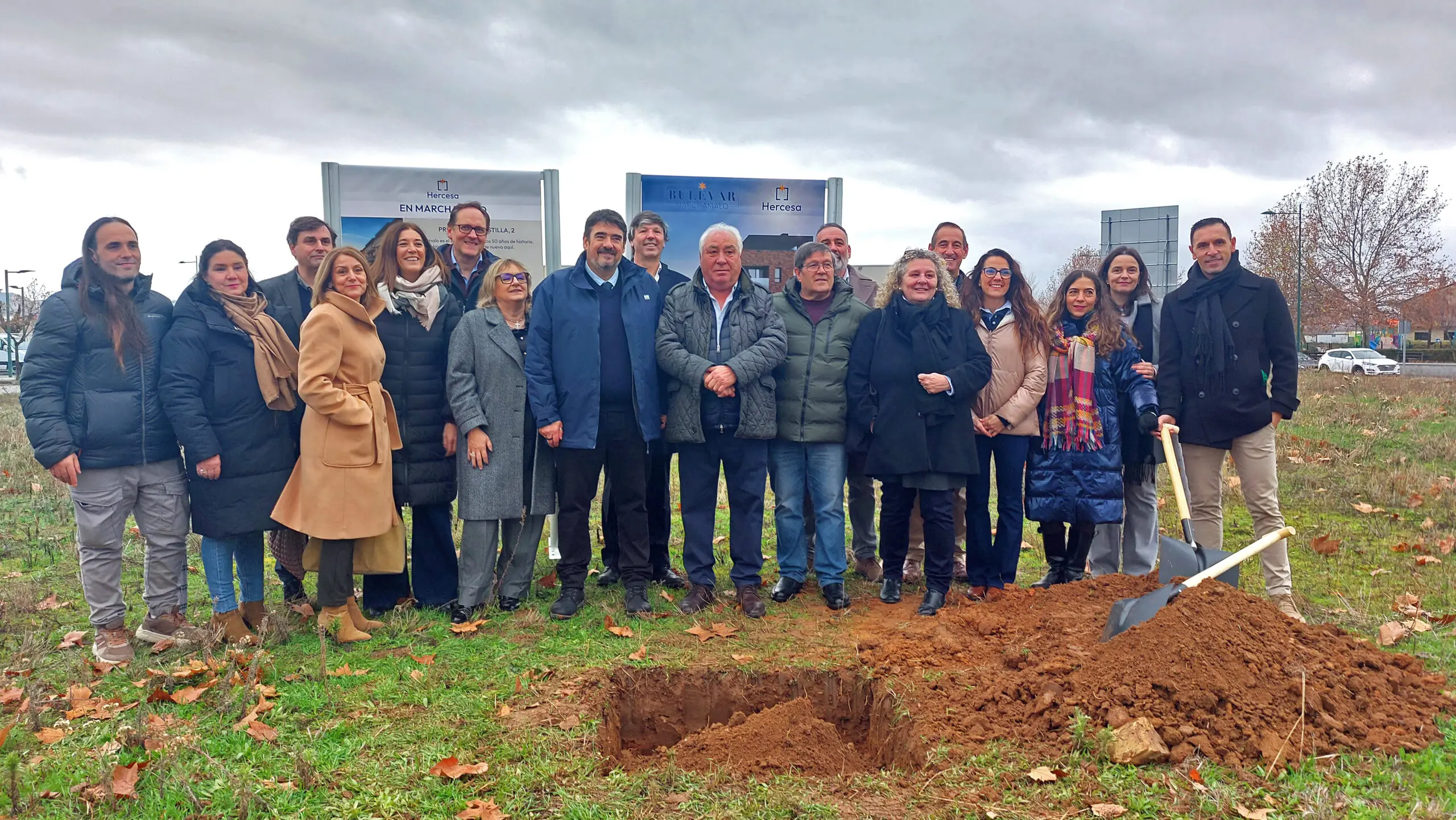 Primera piedra Bulevar Marchamalo