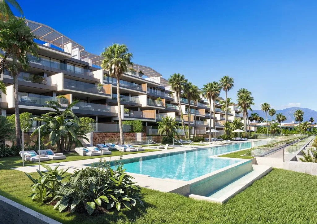 Villa en Málaga con piscina. Promoción Nubay